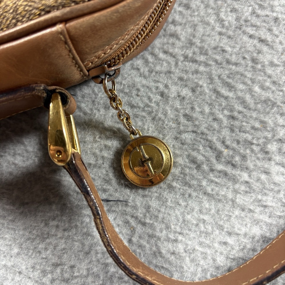 Vintage 80s Gucci GG Monogram Camera Bag Leather Crossbody Shoulder Purse Italy - Picture 3 of 16